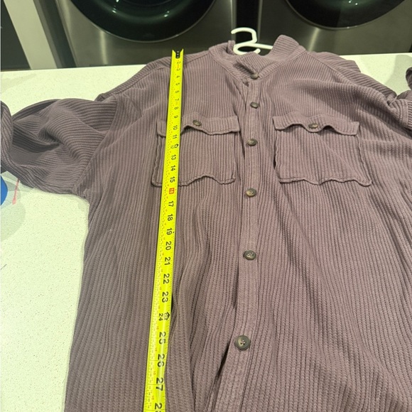 TALULAH Lavender Button Down Shirt - Picture 3 of 3